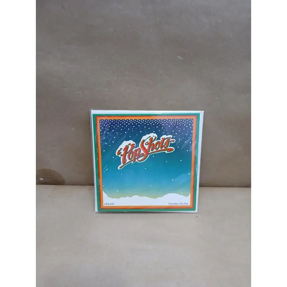 PopShots Christmas Mischief Pop Up Card Collectible Vintage Holiday Greeting USA